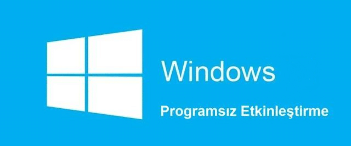 Windows Etkinleştir Yazısını Kaldırma Programsız